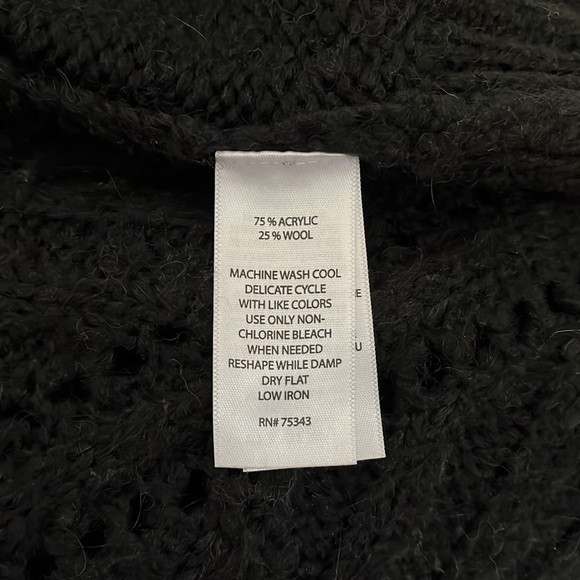 RUBY MOON Open Long Cardigan Wool Blend, Size L - Picture 7 of 9